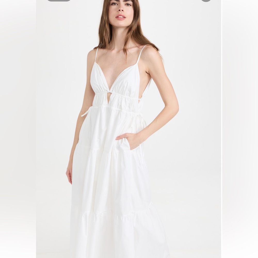 NWT Astr the Label Cassie Tie Maxi Dress